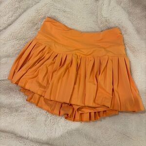 Gold Hinge Orange Skirt